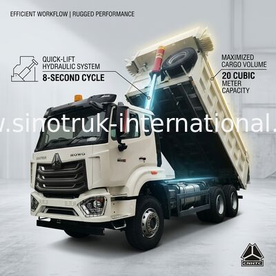 Construction Howo 6x4 camion à décharge à bascule