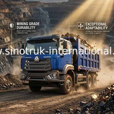 Camion à bascule SINOTRUK HOHAN 371HP 10 roues LHD 40 tonnes 20-30CBM ZZ3317N356JB1