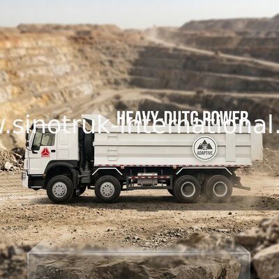 SINOTRUK HOWO camion-déchargeuse à bascule minière 12 roues 400 ch 8 × 4 U