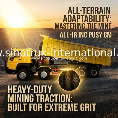 Sinotruk Howo camion de décharge à bascule 400hp 8 × 4 50-60Tons Lhd 12 roues grand plateau