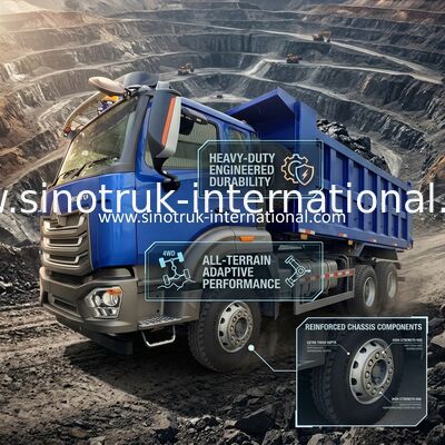 SINOTRUCK HOWO RHD 6x4 camion à décharge à bascule pour 40 tonnes 10 roues