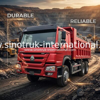 SINOTRUCK Howo Dump Truck 380hp 6 × 4 20CBM Boîte à 10 roues Fer à écraser