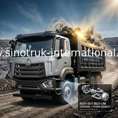 Cabine Tipper Dump Truck LHD 6X4 400HP Diamond Silver de SINOTRUK HOWO N7