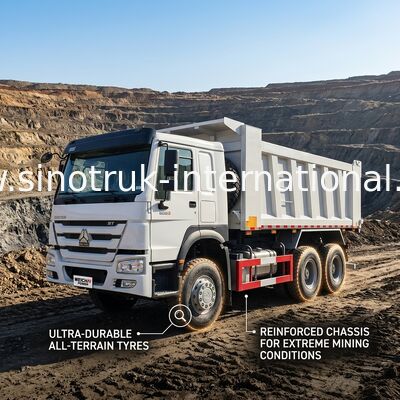 Sinotruk Howo dépoussiérage à bascule Weichai 380hp 10 roues 20CBM 6 × 4