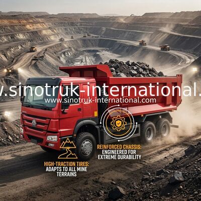 Sinotruk Howo déchargeuse à bascule 380hp 6 × 4 20CBM U Type Box 10 roues