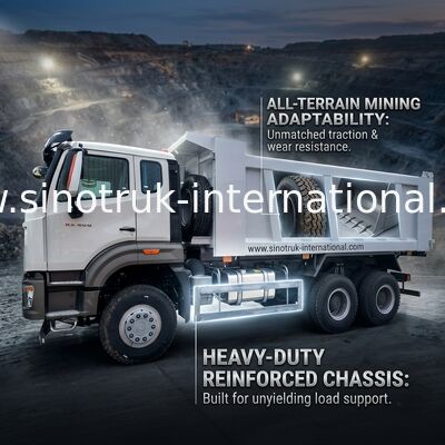 Exploitation du × 4 de Sinotruk Howo Tipper Dump Truck New NX 10Wheels 400Hp 6
