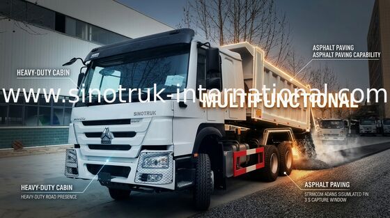 Roues de SINOTRUK HOWO Tipper Truck 6X4 336HP LHD 10 25 tonnes de ZZ3257N3847B1