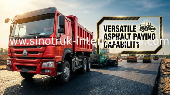 ZZ3257N3647A Camion à benne basculante rouge 371hp 6×4