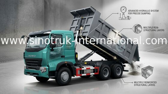 Camion- de décharge de construction de HOWO A7, camion à benne basculante lourd ZZ3257M3847N1
