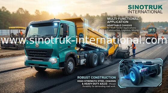 Le camion à benne basculante de verseur de profil bas 6x4 résistant Sinotruk Howo 290HP emploient extensivement