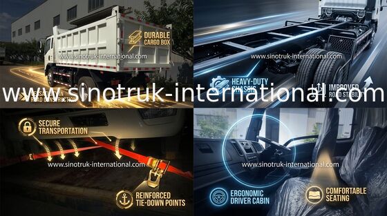 Décharge Tipper Truck For Mining Industry de l'euro III Sinotruk Howo 6x4