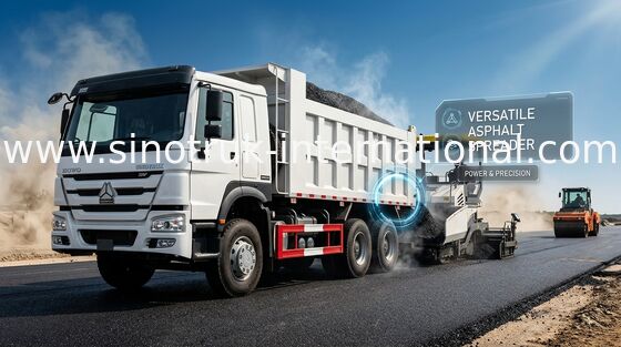Camion à benne basculante de SINOTRUK HOWO 6x4 371HP LHD ZZ3257N4147W