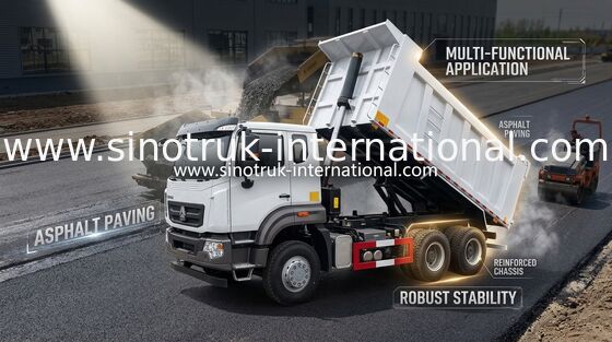 Camion à benne basculante lourd 380hp ZZ3257V384JB1