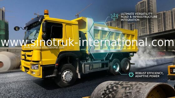 Camion à benne basculante de Sinotruk Howo 6x4 336HP pour l'exploitation de construction