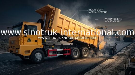 Camion à benne basculante Sino Howo 30 tonnes 371 Conduite à gauche