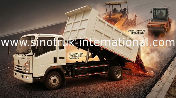 4×2 Rhd 8 tonnes de déchargeur Tipper Truck 116hp pour le mien utilisant