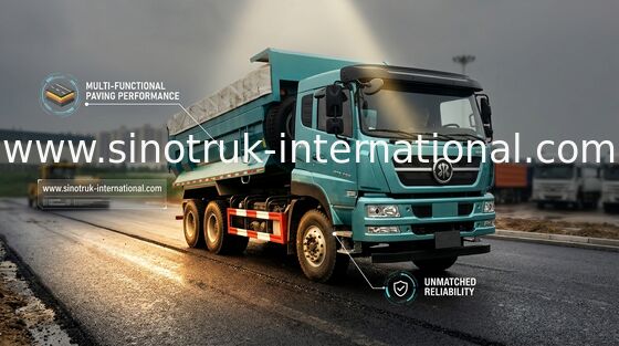 25 - 40 tonnes de CNHTC de verseur de camion à benne basculante 371HP 10 roule pour le mien/travaux municipaux