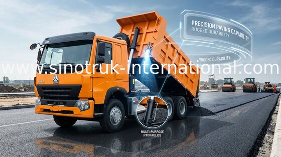 La norme 10 de l'euro 2 roule le camion à benne basculante de verseur 30 - 40 tonnes pour le sable/pierres de chargement