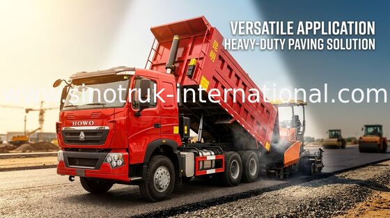Le moteur allemand 12 d'homme de camion à benne basculante de SINOTRUK HOWO T7H roule 360HP LHD pour le secteur de extraction