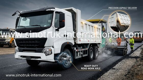Rendement du carburant élevé blanc de camion à benne basculante de Sinotruk Howo de couleur 30 - 40 tonnes pour le mien