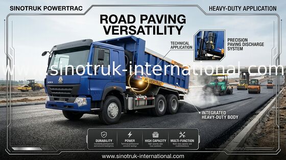 10 camion à benne basculante des roues SINOTRUK LHD 371 HP HYVA de 20CBM 30 - 40 cylindre hydraulique de la tonne
