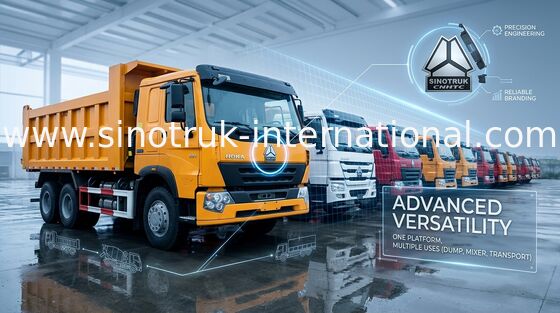 Le camion à benne basculante résistant de verseur de LHD 6X4 10 roule 30 - 40 tonnes pour l'industrie minière