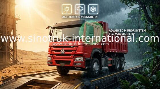 Camion à benne basculante de SINOTRUK HOWO 290HP LHD 6x4 ZZ3257M4147W