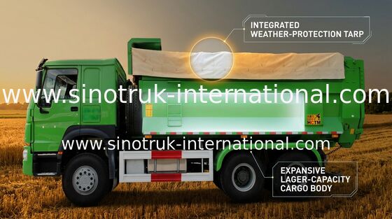 Camion à benne basculante résistant de verseur de SINOTRUK pour le matériau de construction de transport