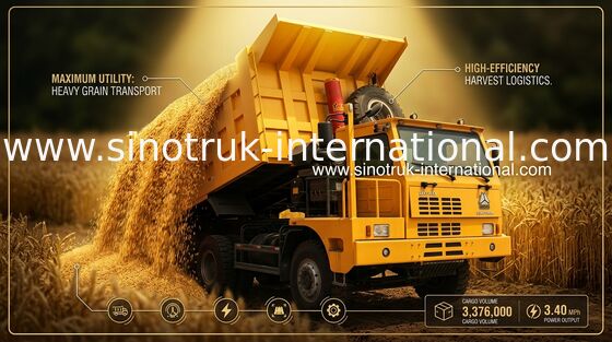 camion à benne basculante de verseur d'exploitation de 6X4 LHD 371HP 70 tonnes de SINOTRUK HOWO pour l'industrie minière