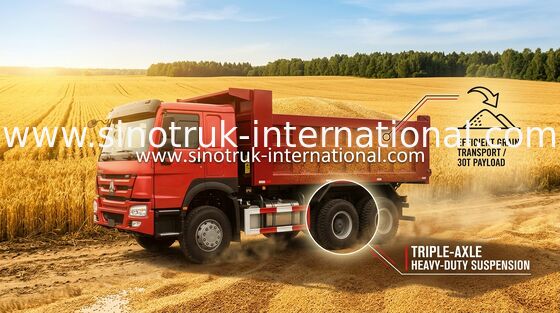 Euro II de camions à benne basculante de charbonnage de capacité élevée miroir en verre de contrôle électrique de 25000 kilogrammes