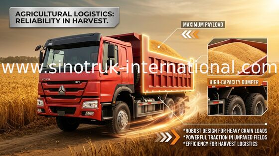Camion à benne basculante de verseur de SINOTRUK HOWO 371HP 8X4 LHD 31tons 20-30CBM ZZ3317N3567W
