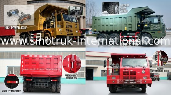Camion du rendement élevé LHD 6X4 SINOTRUK HOWO avec la norme d'émission de l'euro 2