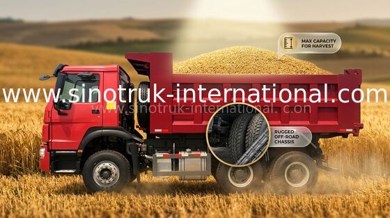 40 tonnes de l'euro II de verseur de camion à benne basculante 10 - basse consommation de carburant du moteur diesel 25CBM