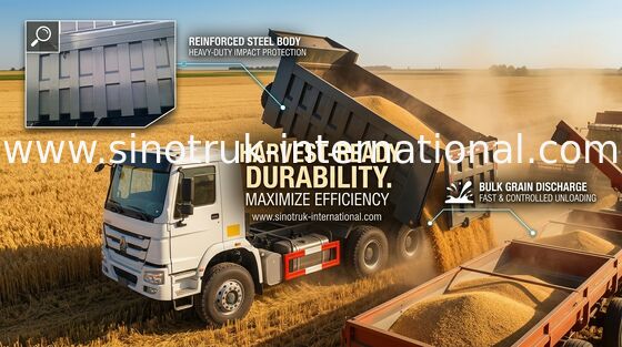 Roues professionnelles du camion à benne basculante de verseur RHD 10 avec la norme d'émission de l'euro 2