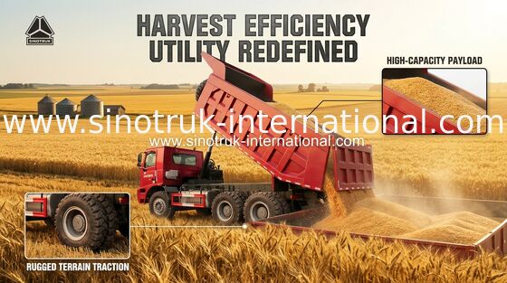 Camion à benne basculante de extraction de verseur de SINOTRUK HOWO 70 6X4 LHD 371HP 70tons ZZ5707S3640AJ