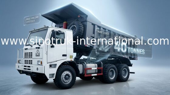 Camion à benne basculante commercial de verseur de HOWO SINOTRUK avec la capacité de charge élevée
