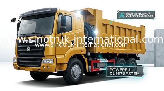 Camion à benne basculante de verseur SINOTRUK HOWO 25-40tons 371HP 6X4 RHD 10-25CBM ZZ3257N3647A