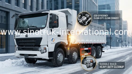 Camion à benne basculante lourd blanc de SINOTRUK HOWO A7 8X4 pour le mien de ZZ3317N3867N1