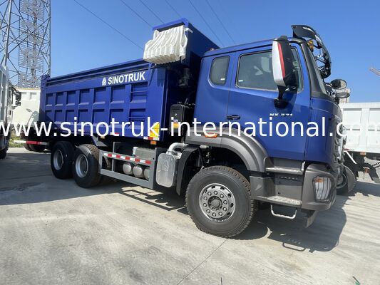 SINOTRUK HOWO NX Cab Tipper Dump Truck LHD 6X4 Un feu d'avertissement avec une bâche