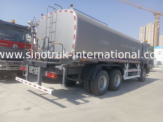 Sinotruk Howo Sprinkler Camion réservoir d'eau 10-25CBM 6 X 4 Euro 2 371HP Blanc