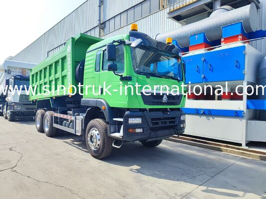 Camion-benne à levage central HOWO TX 371HP 6X4 direct d'usine, capacité de charge de 40 à 60 tonnes, caisse de chargement de 20 CBM, double essieu arrière de 16 tonnes, essieu avant simple de 9,5 tonnes, pneus 13R22.5