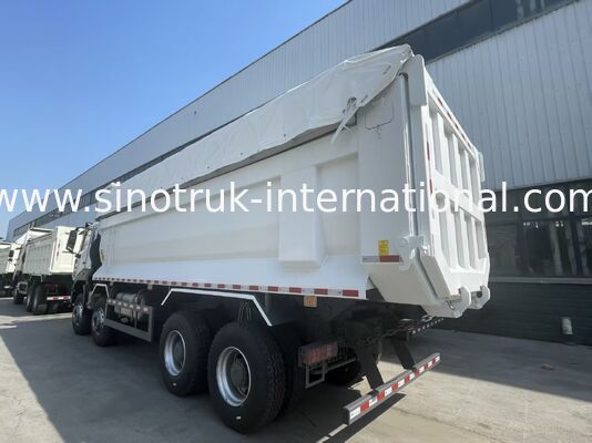 HOWO-NX camion de décharge avec moteur Weichai de 380 ch, bâche électrique et coffre-fort en acier manganèse