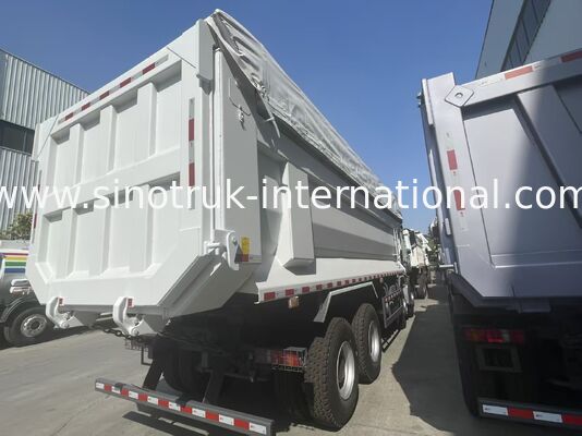 HOWO-NX camion de décharge avec moteur Weichai de 380 ch, bâche électrique et coffre-fort en acier manganèse