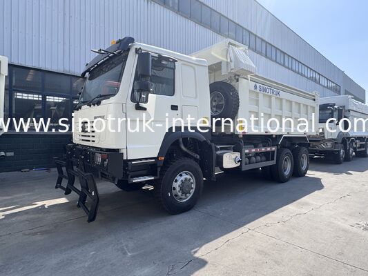 Camion à benne basculante 6X4 de benne de benne de la cabine 380HP LHD de visage fantôme de SINOTRUK HOWO