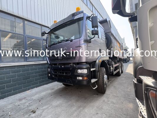 SINOTRUK HOWO TX modèle 371HP LHD déchargeur 6X4 avec feux d'avertissement U type Couleur grise