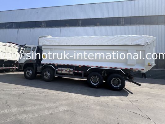 SINOTRUK HOWO NX Cab Tipper Dump Truck 380HP 6X4 Un feu d'avertissement avec une bâche