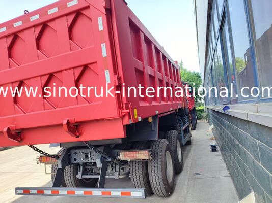 Poids lourd roux 6*4 camion à bascule 20 mètres cubes 371 ch moteur, 40-50 tonnes de charge utile pour le transport de mines