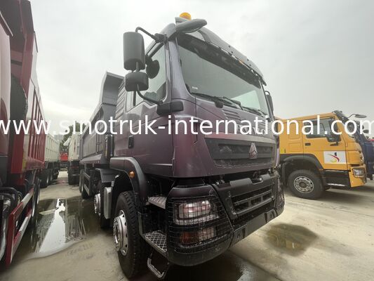 Poids lourd HOWO TX 8X4 camion à bascule 400 chevaux double 16T essieu arrière double 9,5T gris