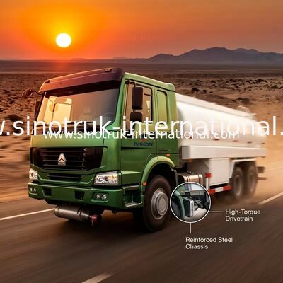 Camion citerne à carburant SINOTRUK HOWO 16-20CBM 6X4 LHD 290HP Euro2