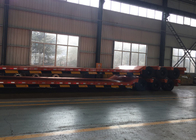 De lit plat camion de remorque hydraulique semi pour la construction chargeant 80 tonnes 17m